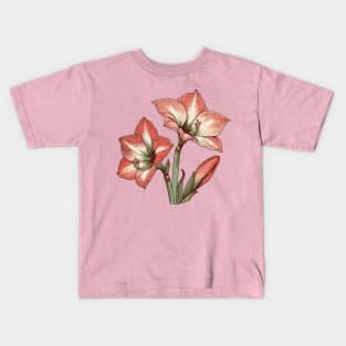 Amaryllis Flower Kids T-Shirt